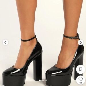 Black Platform Heels